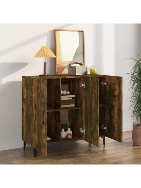 Kumode, ozolkoka krāsa, 90x34x80 cm, inženierijas koks