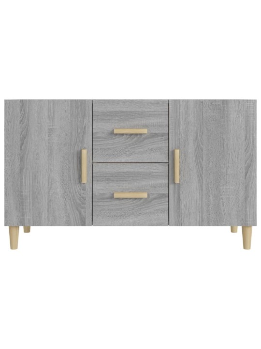 Kumode, pelēka ozolkoka krāsa, 100x36x60 cm, inženierijas koks
