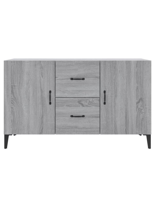 Kumode, pelēka ozolkoka krāsa, 100x36x60 cm, inženierijas koks