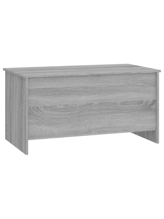Kafijas galdiņš, pelēcīgs, 102x55,5x52,5 cm, inženierijas koks