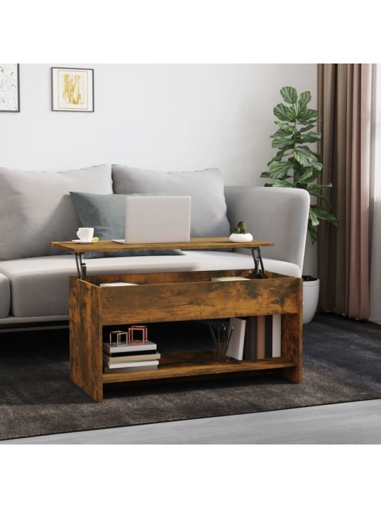 Kafijas galdiņš, ozolkoka, 102x50x52,5 cm, inženierijas koks