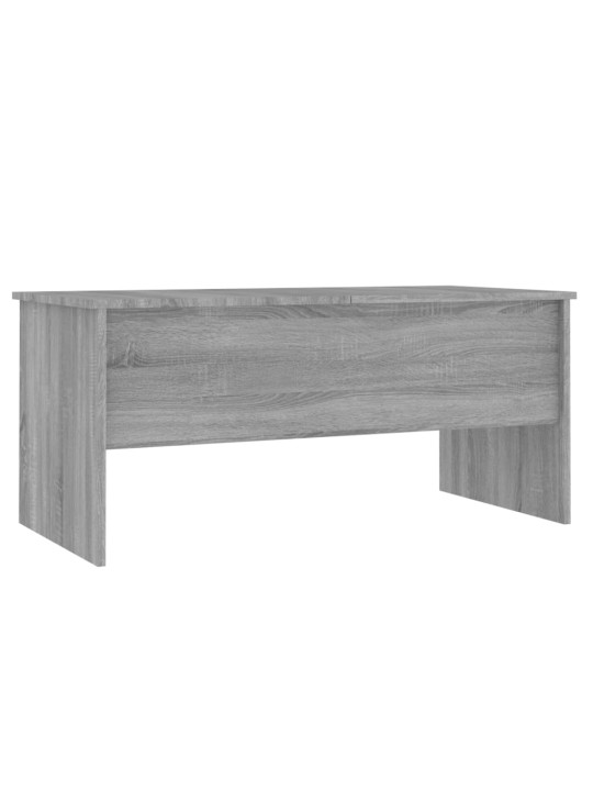 Kafijas galdiņš, pelēcīgs, 102x50,5x46,5 cm, inženierijas koks