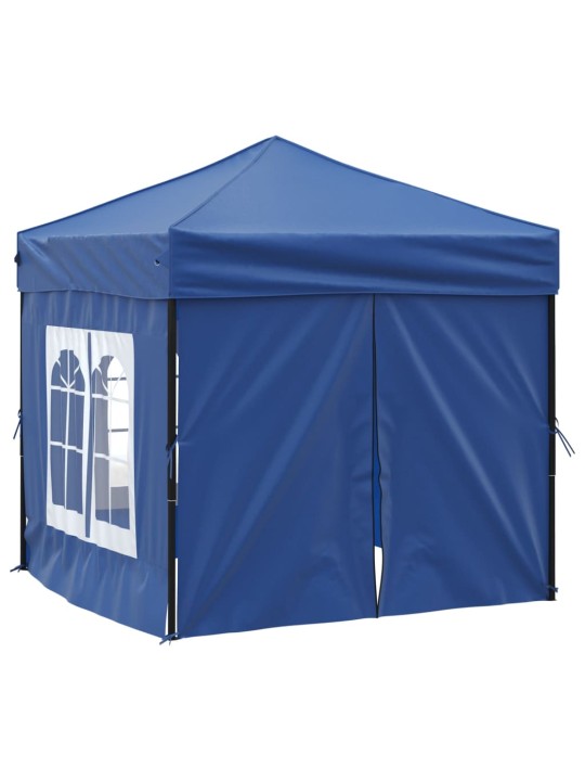 Saliekama nojume ar sienām, zila, 2x2 m