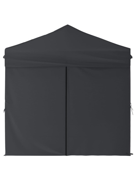 Saliekama nojume ar sienām, antracītpelēka, 2x2 m