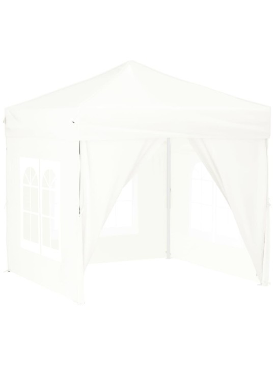 Saliekama nojume ar sienām, balta, 2x2 m