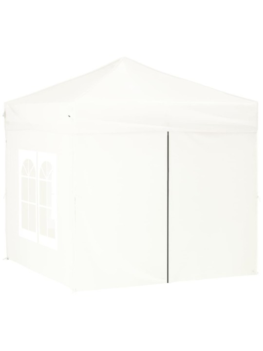 Saliekama nojume ar sienām, balta, 2x2 m