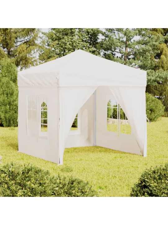 Saliekama nojume ar sienām, balta, 2x2 m