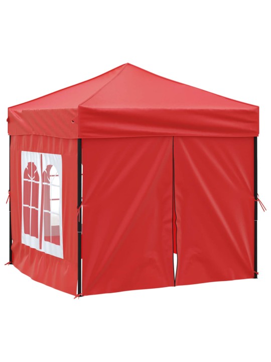 Saliekama nojume ar sienām, sarkana, 2x2 m