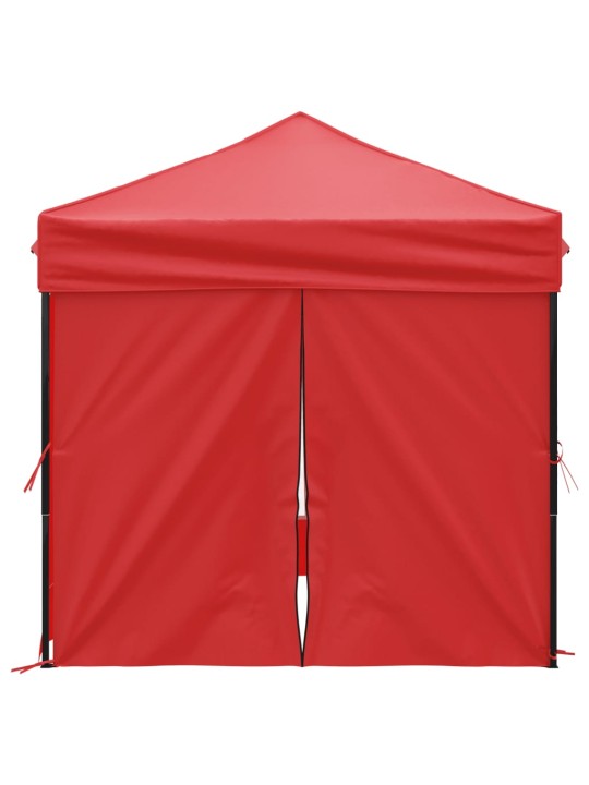 Saliekama nojume ar sienām, sarkana, 2x2 m