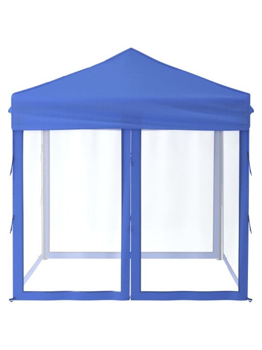 Saliekama nojume ar sienām, zila, 2x2 m