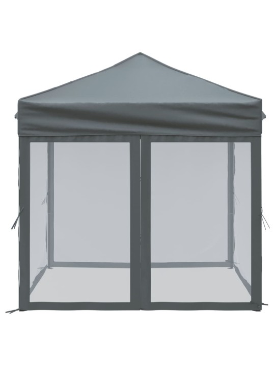 Saliekama nojume ar sienām, antracītpelēka, 2x2 m