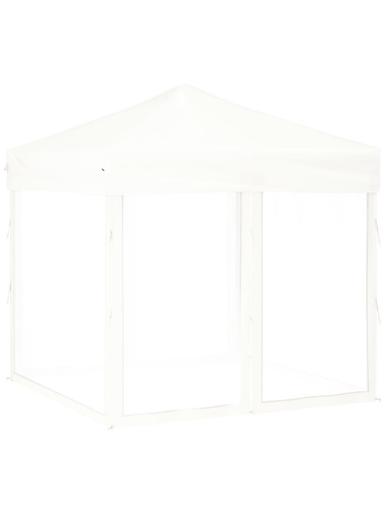 Saliekama nojume ar sienām, balta, 2x2 m