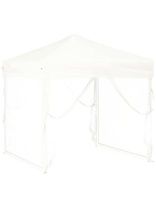 Saliekama nojume ar sienām, balta, 2x2 m