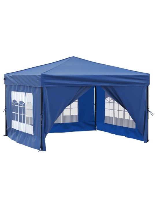 Saliekama nojume ar sienām, zila, 3x3 m