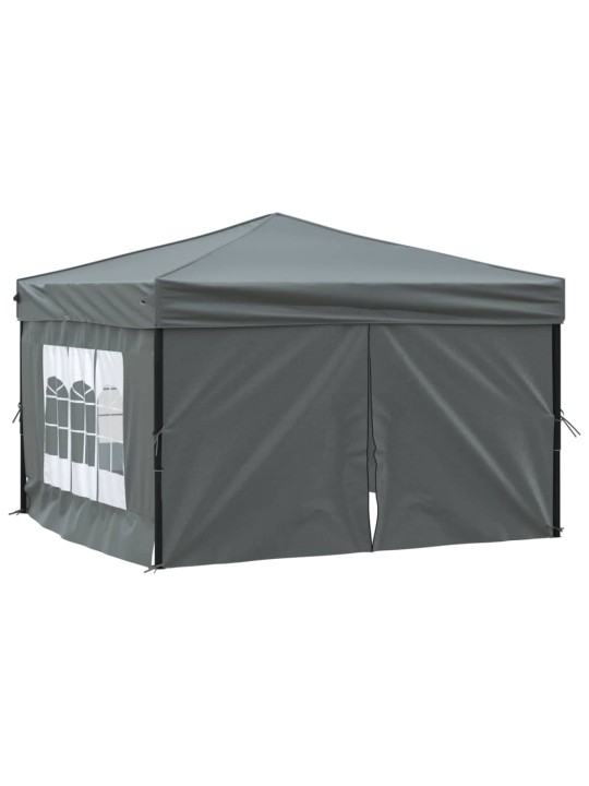Saliekama nojume ar sienām, antracītpelēka, 3x3 m