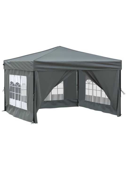 Saliekama nojume ar sienām, antracītpelēka, 3x3 m