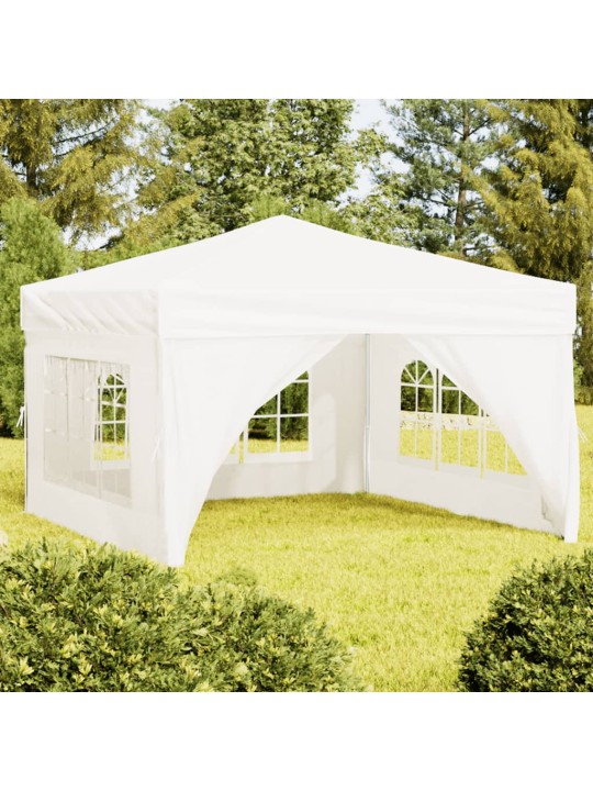 Saliekama nojume ar sienām, balta, 3x3 m