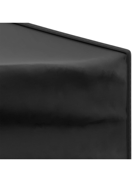 Saliekama nojume ar sienām, melna, 3x3 m