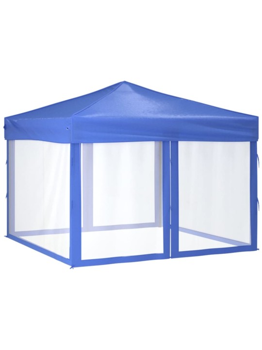 Saliekama nojume ar sienām, zila, 3x3 m