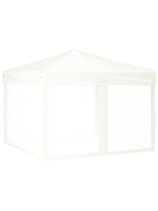Saliekama nojume ar sienām, balta, 3x3 m