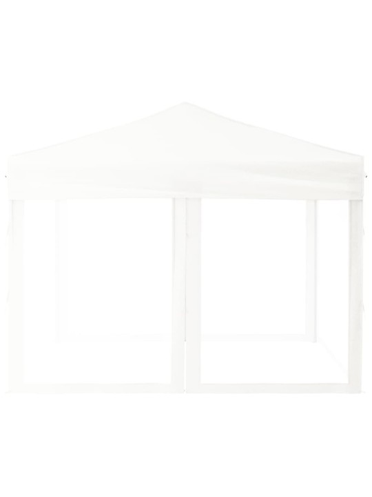 Saliekama nojume ar sienām, balta, 3x3 m