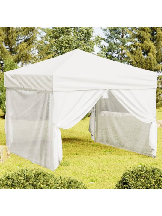 Saliekama nojume ar sienām, balta, 3x3 m
