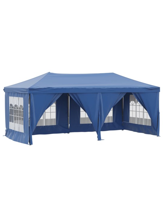Saliekama nojume ar sienām, zila, 3x6 m