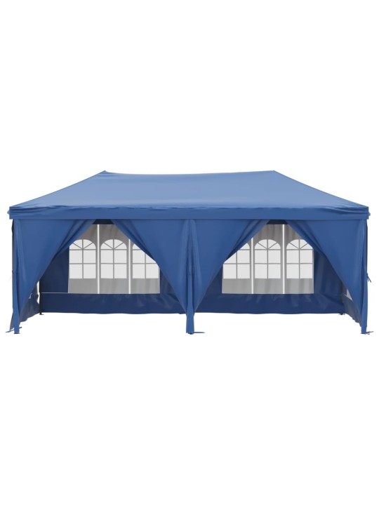 Saliekama nojume ar sienām, zila, 3x6 m