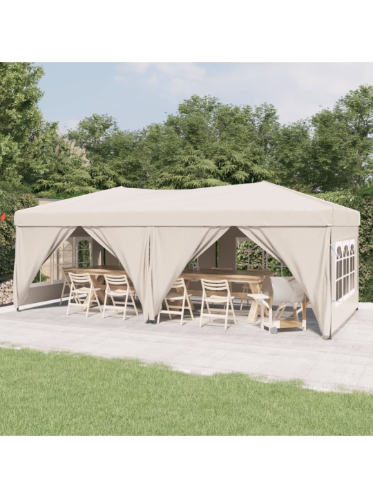 Saliekama nojume ar sienām, krēmkrāsas, 3x6 m
