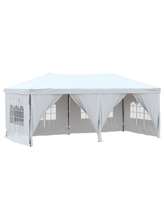 Saliekama nojume ar sienām, balta, 3x6 m