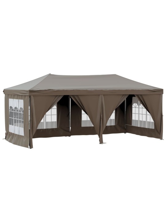 Saliekama nojume ar sienām, pelēkbrūna, 3x6 m