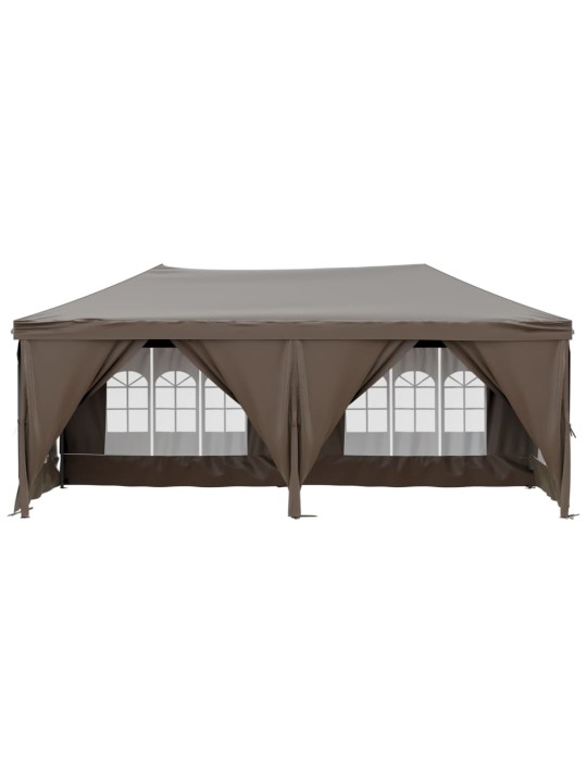Saliekama nojume ar sienām, pelēkbrūna, 3x6 m