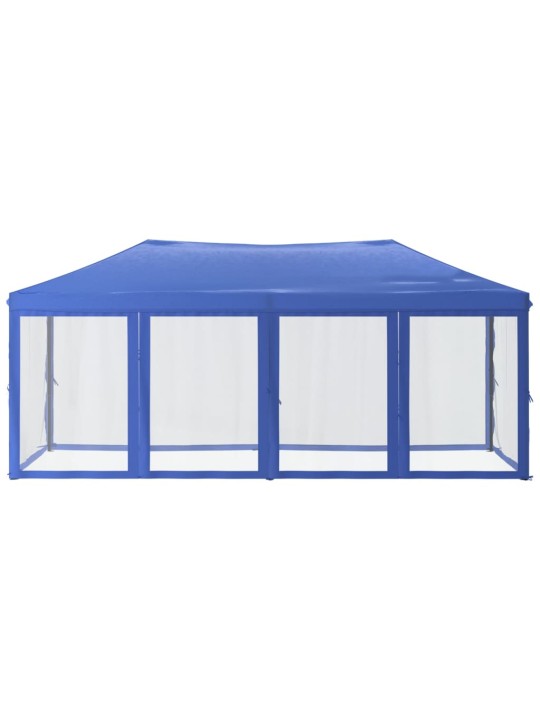 Saliekama nojume ar sienām, zila, 3x6 m