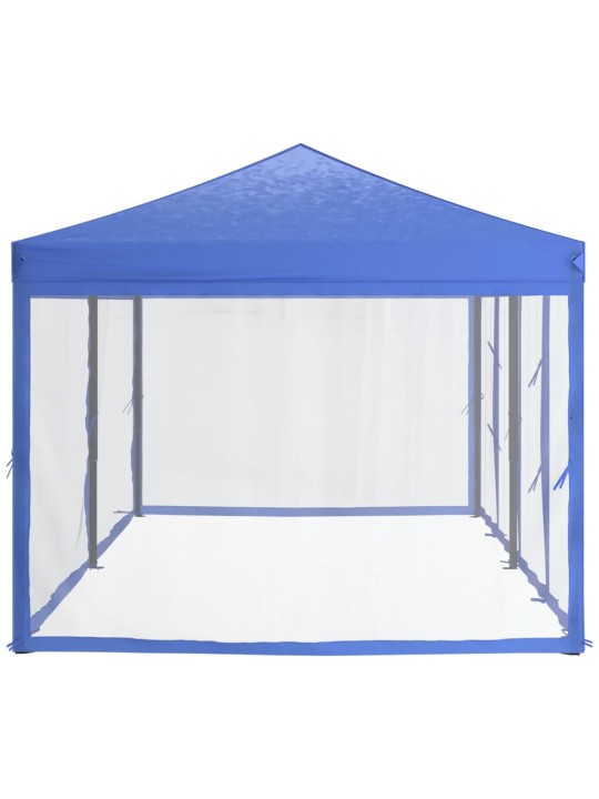 Saliekama nojume ar sienām, zila, 3x6 m