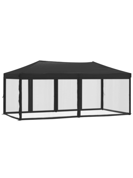 Saliekama nojume ar sienām, antracītpelēka, 3x6 m