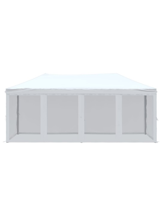 Saliekama nojume ar sienām, balta, 3x6 m