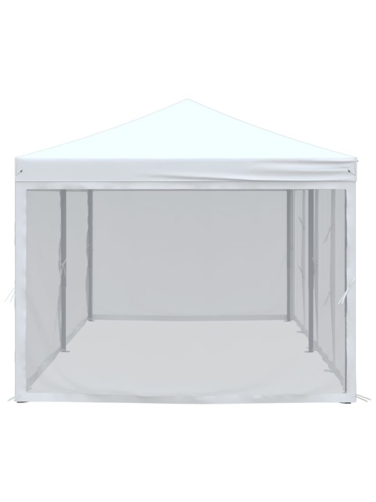 Saliekama nojume ar sienām, balta, 3x6 m