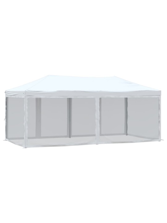 Saliekama nojume ar sienām, balta, 3x6 m