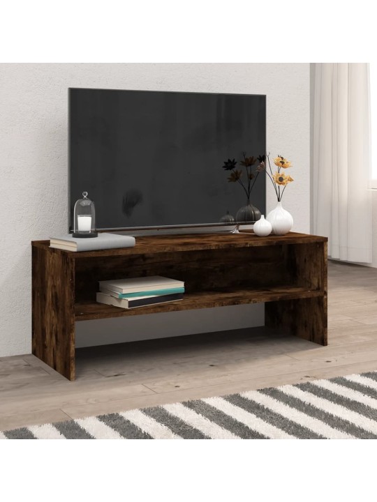 Tv skapītis, 100x40x40 cm, inženierijas koks, kvēpināta koka