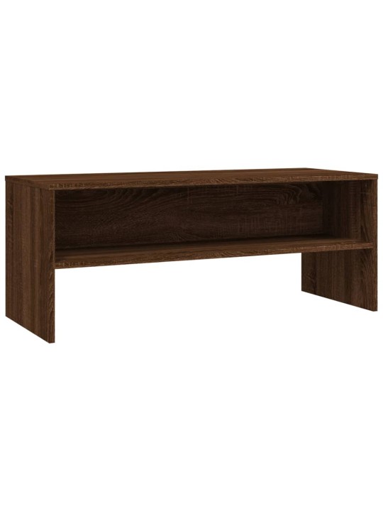 Tv skapītis, ozolkoka krāsa, 100x40x40 cm, inženierijas koks