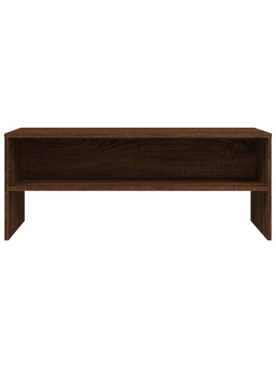 Tv skapītis, ozolkoka krāsa, 100x40x40 cm, inženierijas koks