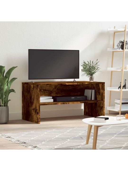 Tv skapītis, 80x40x40 cm, ozolkoka krāsā, inženierijas koks