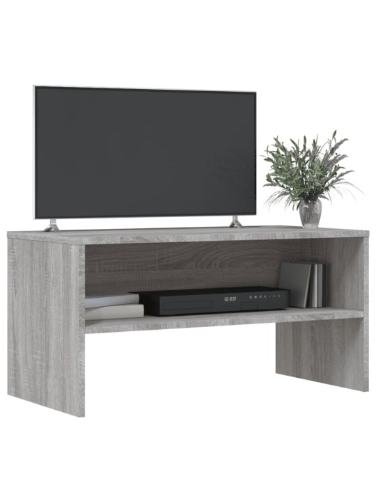 Tv skapītis, pelēka ozola krāsa, 80x40x40 cm, inženierijas koks