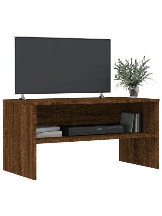 Tv skapītis, ozolkoka krāsa, 80x40x40 cm, inženierijas koks