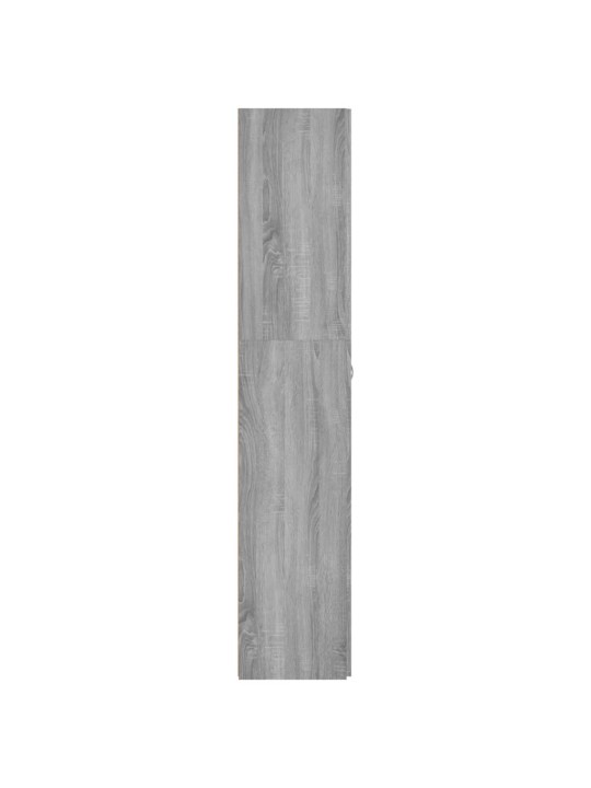 Apavu plaukts, pelēka ozola, 80x35,5x180 cm, inženierijas koks