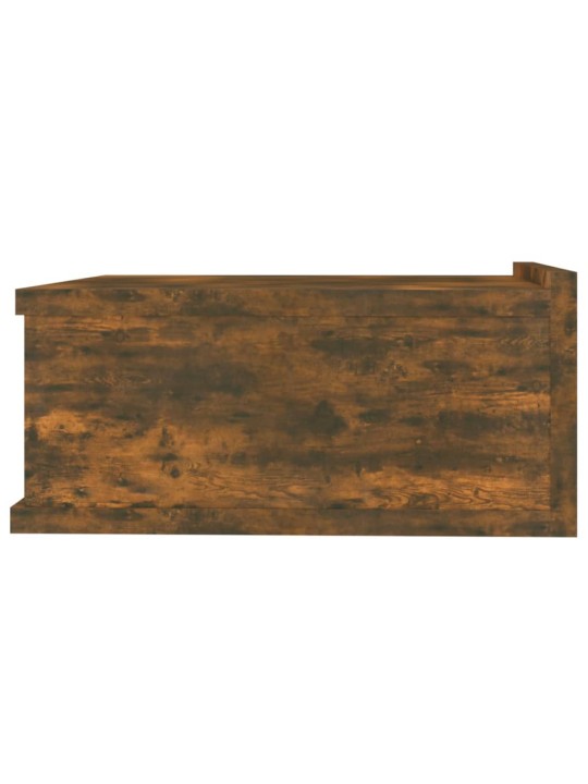 Naktsgaldiņš, stiprināms pie sienas, ozola krāsa, 40x30x15 cm