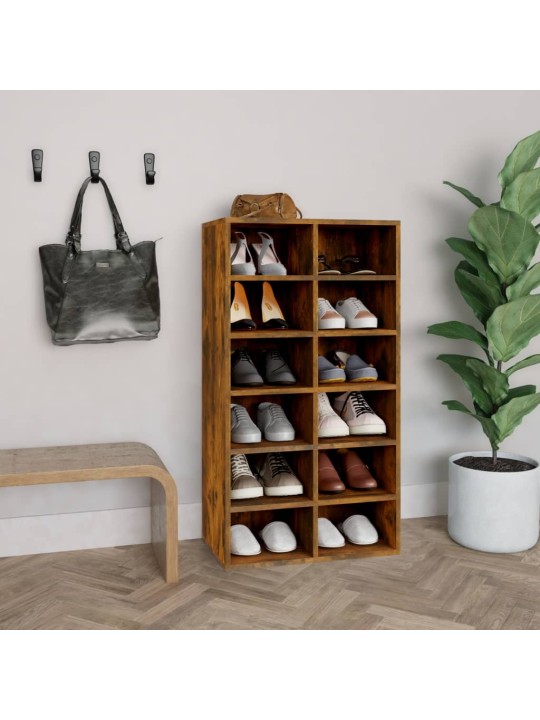 Apavu plaukts, ozolkoka krāsa, 54x34x100,5cm, inženierijas koks