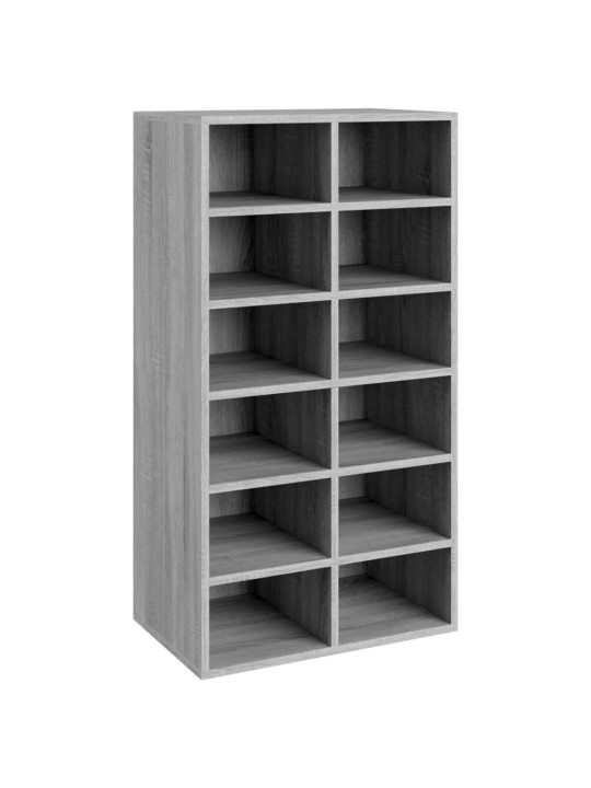 Apavu plaukts, pelēka ozolkoka, 54x34x100,5, inženierijas koks