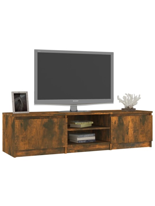 Tv skapītis, ozolkoka krāsa, 140x40x35,5 cm, inženierijas koks