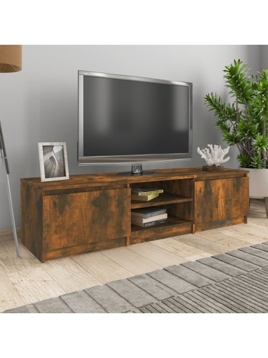 Tv skapītis, ozolkoka krāsa, 140x40x35,5 cm, inženierijas koks